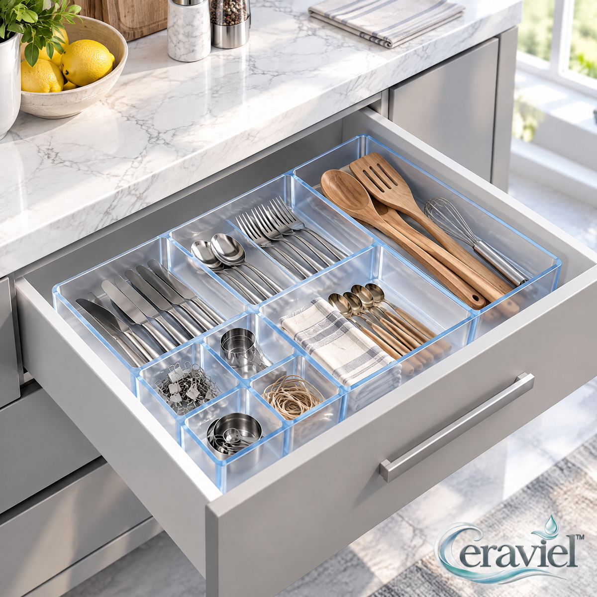 Bathroom Drawer Organizer - lifestyle