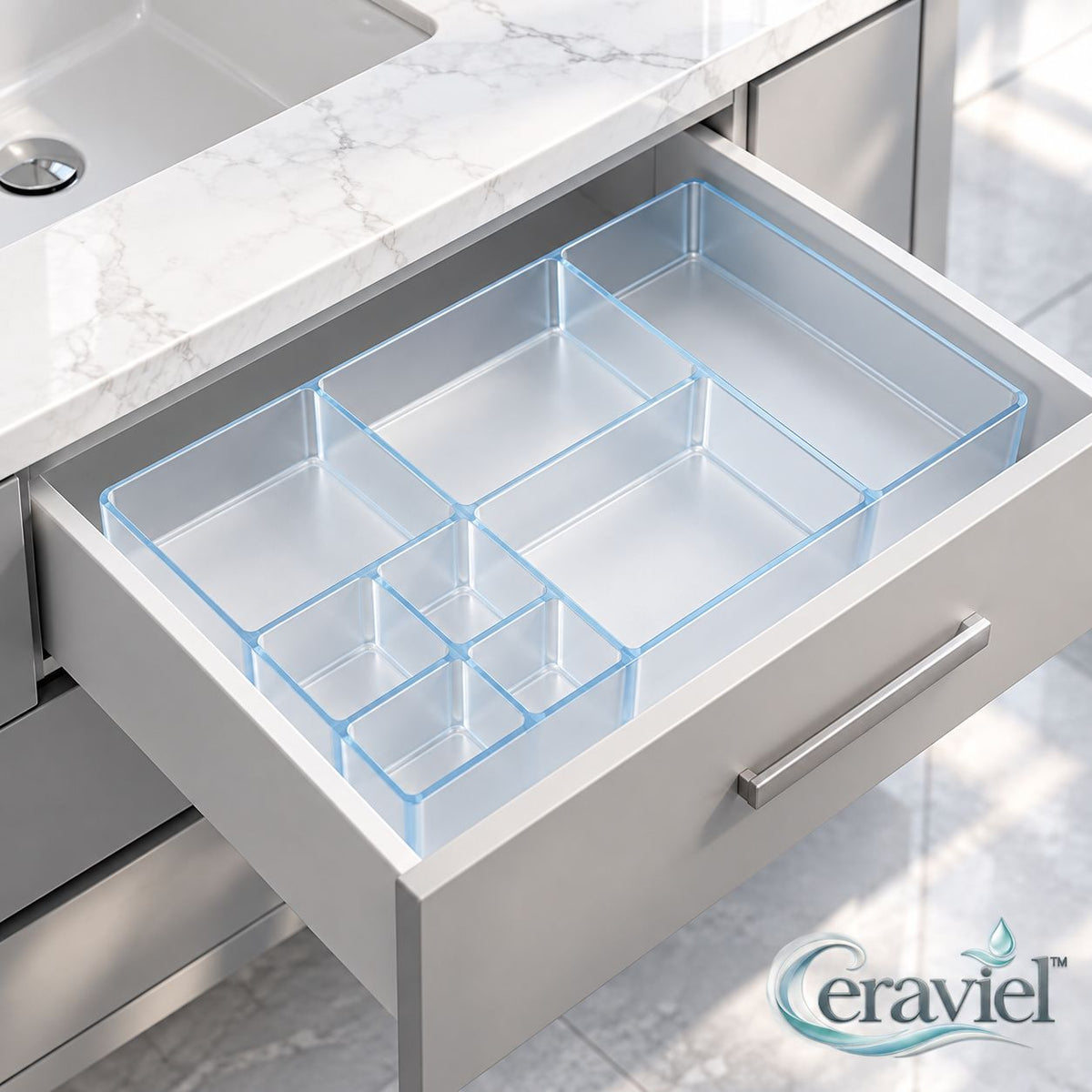 Bathroom Drawer Organizer - main