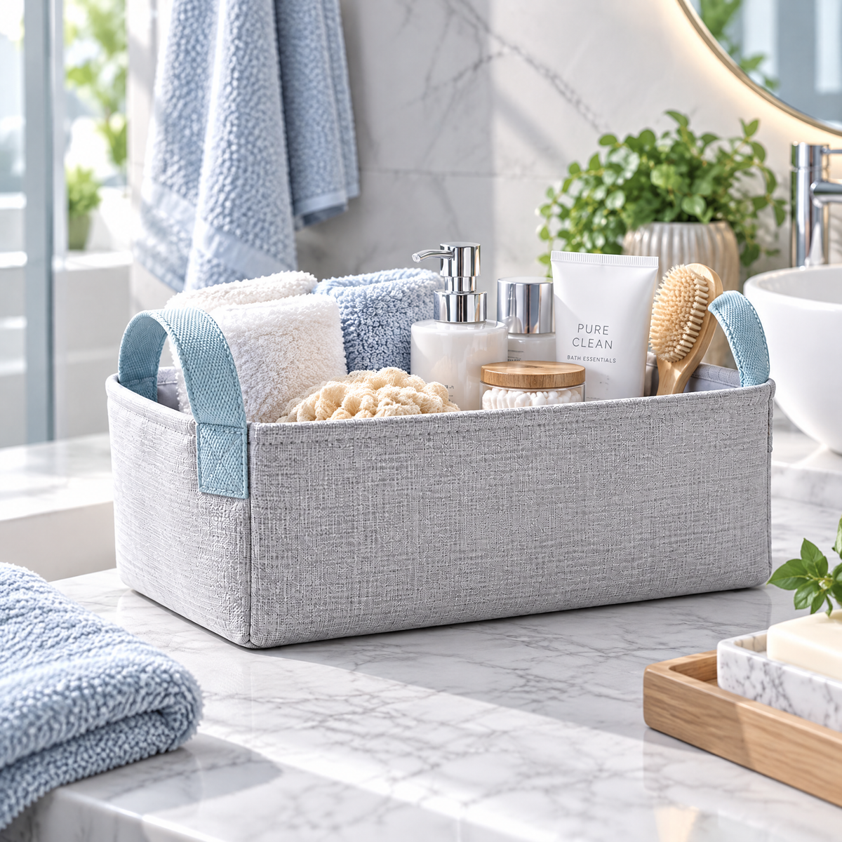 Bathroom Storage Basket - lifestyle