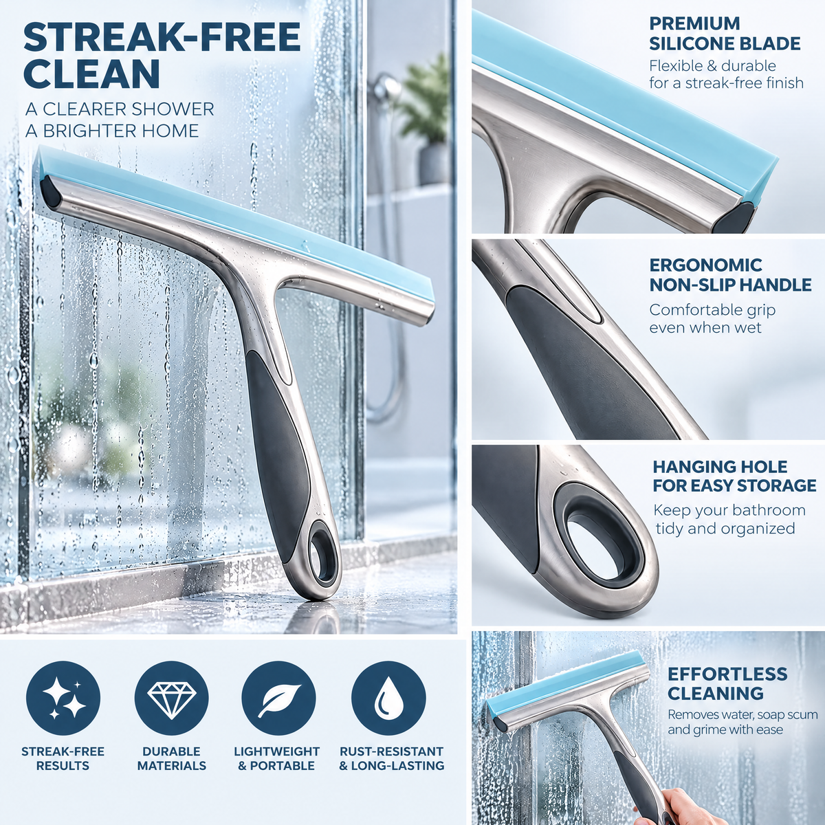 Shower Squeegee - details