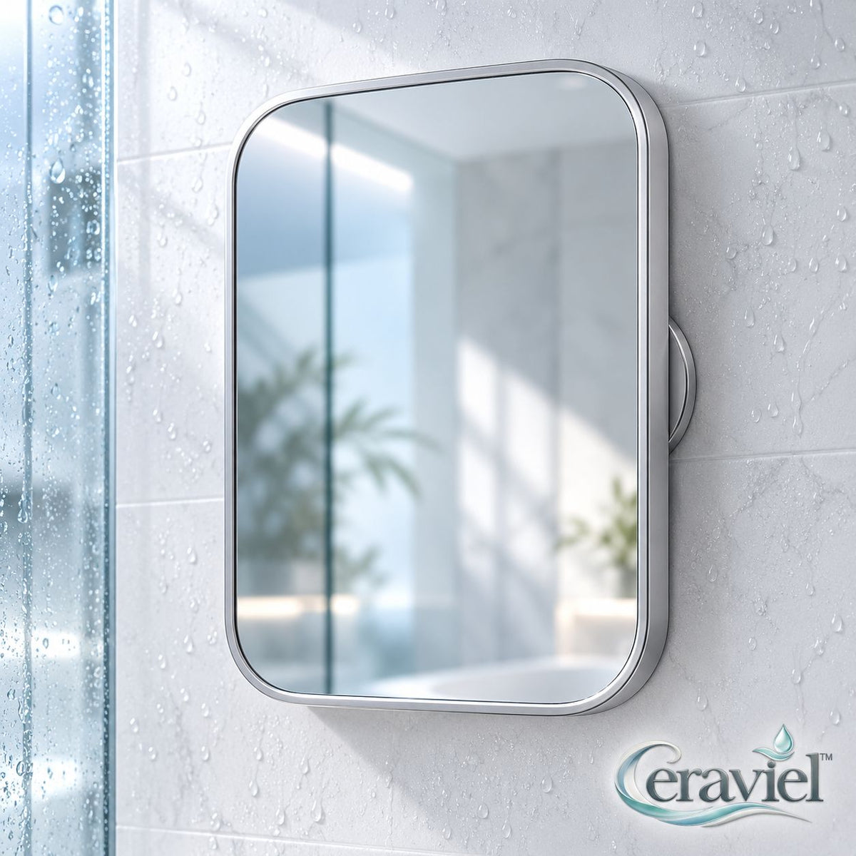 Compact Shower Mirror - main