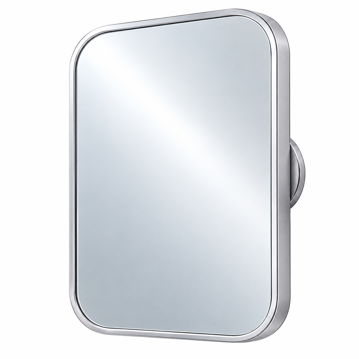 Compact Shower Mirror - white background