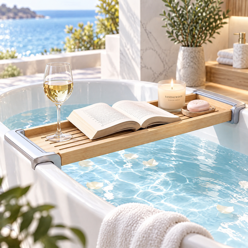 Bath Caddy Tray - lifestyle